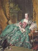 Francois Boucher Portrait de Madame de Pompadour oil painting on canvas